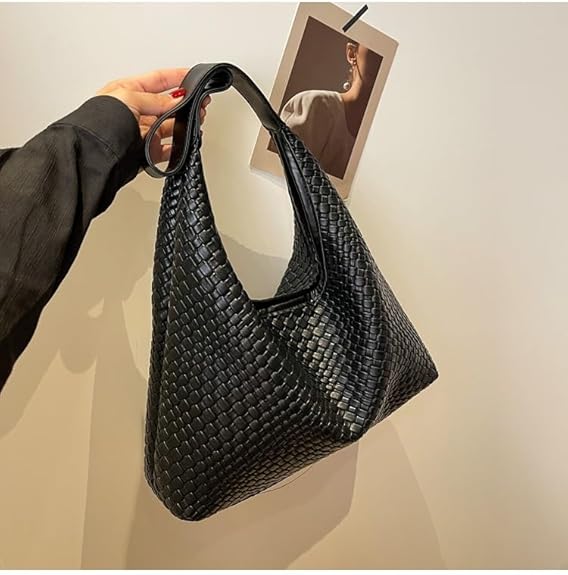 Leather Tote Bag for Women Top-handle Shoulder Bag, Hobo Bags Large Capacity Soft Vegan Crossbody Handbag Underarm