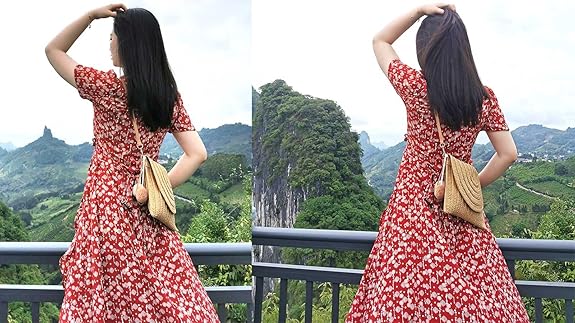 Straw Shoulder Bag For Women Woven Purse Beach Envelope Clutch Straws Wallet