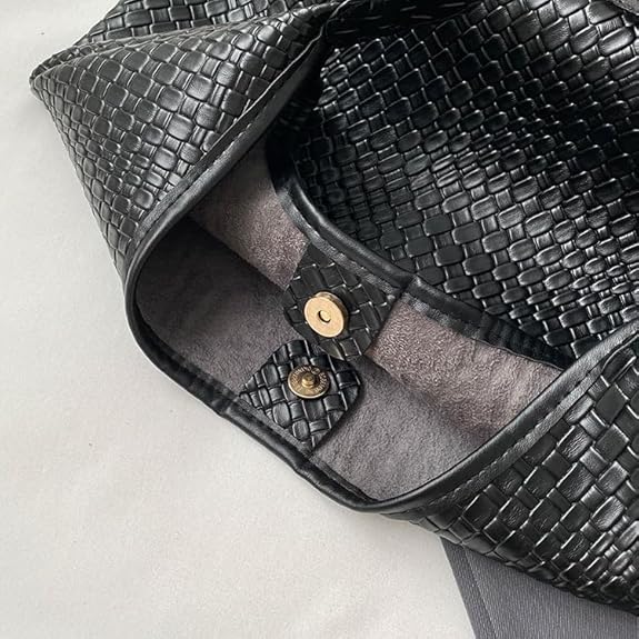 Leather Tote Bag for Women Top-handle Shoulder Bag, Hobo Bags Large Capacity Soft Vegan Crossbody Handbag Underarm