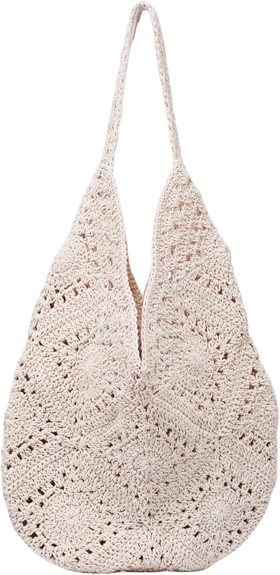 Beach Bag Beach Bags for Women Soft Summer Beach Tote Woven Purses for Summer Vacation